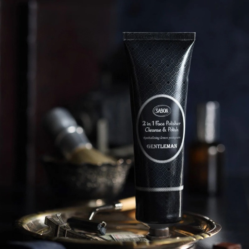 SABON 🖤 紳士系列 👨🏻 二合一臉部純淨磨砂膏 150ml