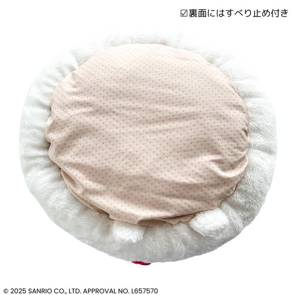 Sanrio 圓型寵物毛絨床 圖片 6